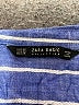 Zara Basic Stripes Blue 3/4 Sleeve Button-Down Shirt Size XS - photo 7
