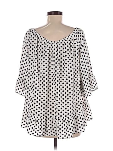Chris & Carol 3/4 Sleeve Blouse (view 2)