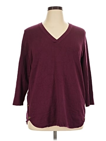Jones New York Signature 3/4 Sleeve Top (view 1)
