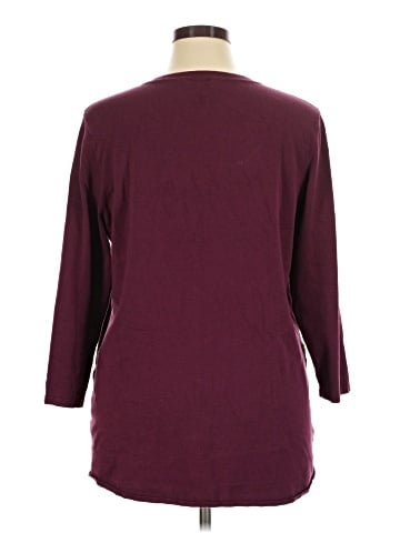 Jones New York Signature 3/4 Sleeve Top (view 2)