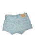 Levi's 100% Cotton Blue Denim Shorts Size 29 waist - photo 2