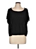 Max Studio Black Short Sleeve T-Shirt Size L - photo 1