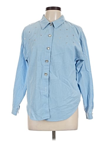 Impressions Long Sleeve Button-Down Shirt (view 1)