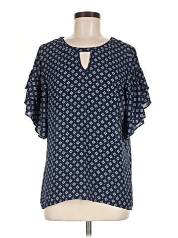 Roz & Ali Short Sleeve Blouse (view 1)