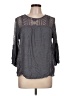 Knox Rose Gray 3/4 Sleeve Blouse Size L - photo 1