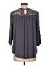 Knox Rose Gray 3/4 Sleeve Blouse Size L - photo 2