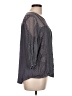 Knox Rose Gray 3/4 Sleeve Blouse Size L - photo 4