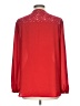 Cache 100% Polyester Red Long Sleeve Blouse Size L - photo 2