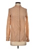 Iris & Ink Solid Tan Long Sleeve Blouse Size 2 - photo 1