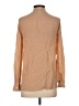 Iris & Ink Solid Tan Long Sleeve Blouse Size 2 - photo 2