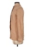 Iris & Ink Solid Tan Long Sleeve Blouse Size 2 - photo 5