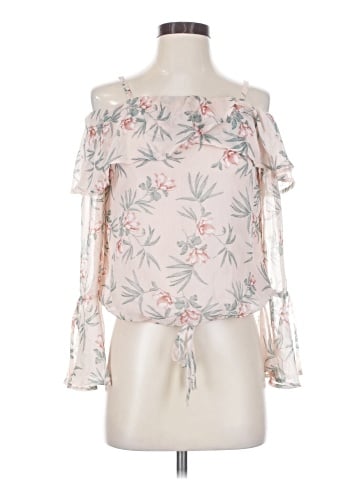 By & By 3/4 Sleeve Blouse (view 1)