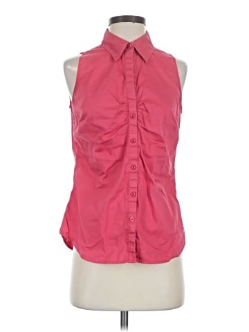 Ann Taylor Factory Sleeveless Button-Down Shirt (view 1)