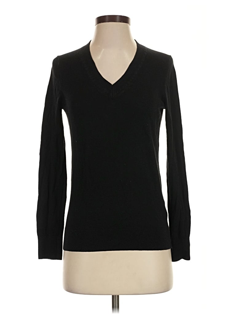 Pre-owned Quince Pullover Sweater In Black