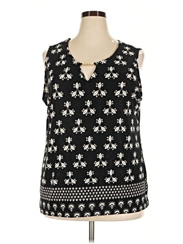 JM Collection Sleeveless Top (view 1)