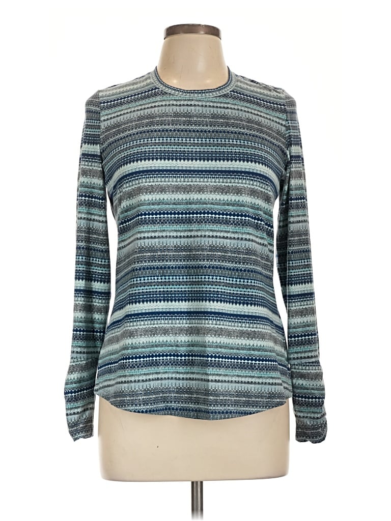 Pre-owned Title Nine Long Sleeve T-shirt In Teal
