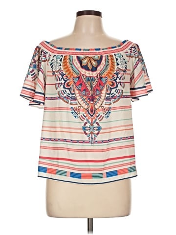 Flying Tomato Short Sleeve Blouse (view 1)
