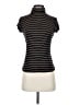 CAbi Stripes Black Short Sleeve Turtleneck Size XS - photo 1