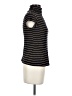 CAbi Stripes Black Short Sleeve Turtleneck Size XS - photo 4