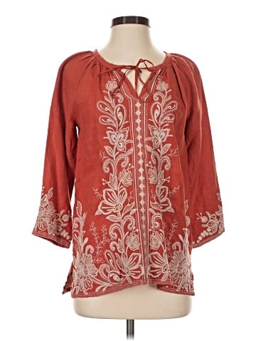 Johnny Was 3/4 Sleeve Blouse (view 1)