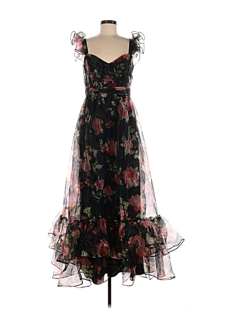 Pre-owned Lulus Cocktail Dress In Black