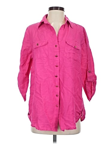 Valerie Stevens 3/4 Sleeve Button-Down Shirt (view 1)