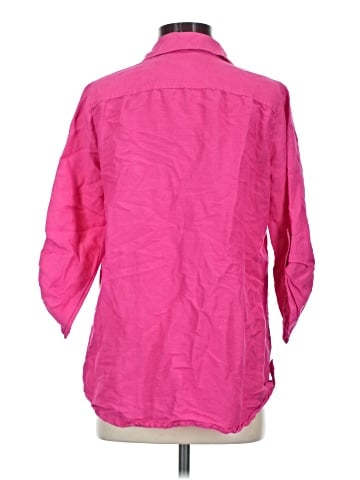 Valerie Stevens 3/4 Sleeve Button-Down Shirt (view 2)