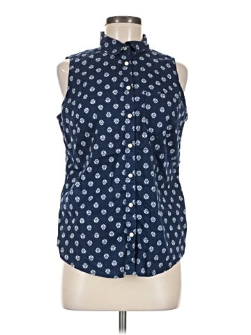 St. John's Bay Sleeveless Button-Down Shirt (view 1)