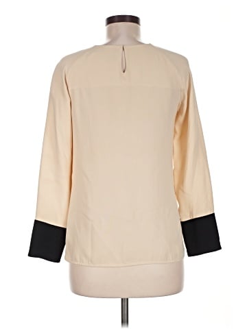 Derek Lam Long Sleeve Silk Top (view 2)