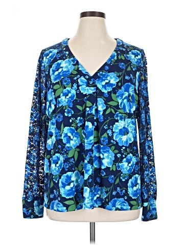 Isaac Mizrahi LIVE! Long Sleeve Blouse (view 1)