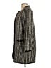 H&M 100% Polyester Houndstooth Gray Coat Size 10 - photo 5