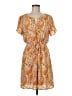 DR2 100% Polyester Paisley Orange Casual Dress Size M - photo 1