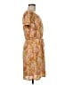 DR2 100% Polyester Paisley Orange Casual Dress Size M - photo 4
