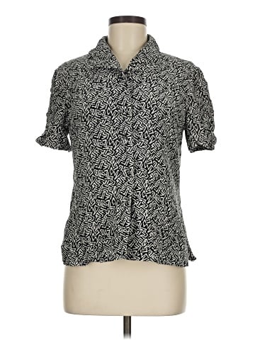 Spenser Jeremy Short Sleeve Silk Top (view 1)