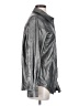 Brochu Walker Metallic Silver Long Sleeve Blouse Size S - photo 4