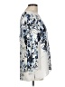Rose + Olive 100% Polyester Print Ivory 3/4 Sleeve Blouse Size L - photo 4
