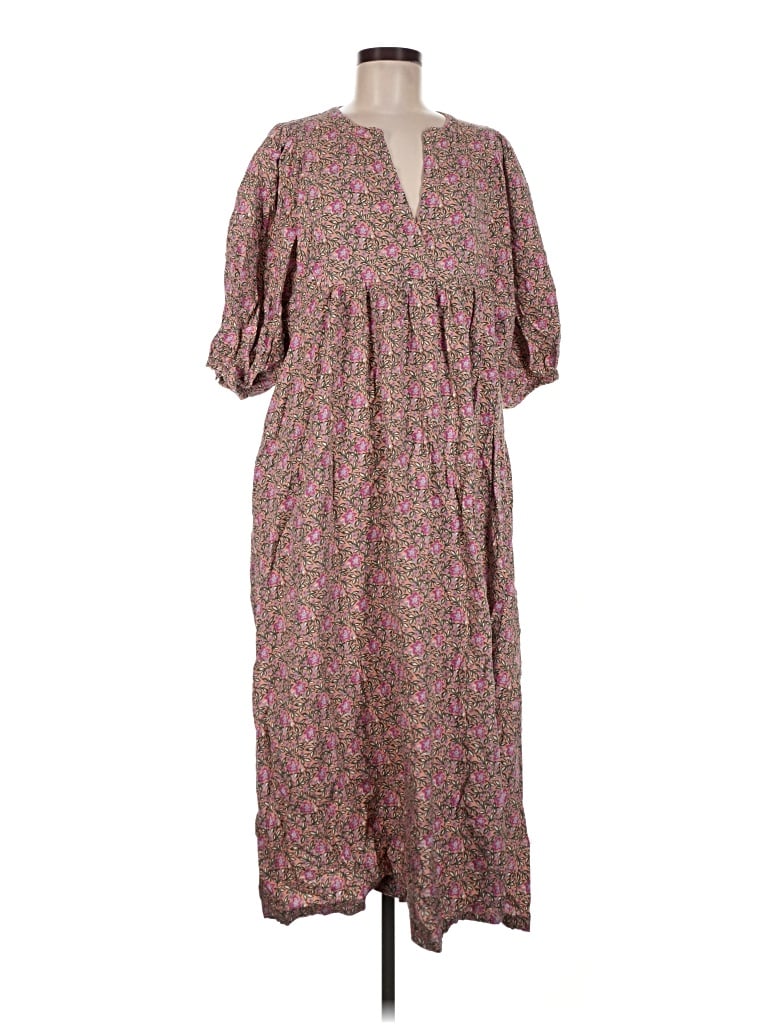 Pre-owned Universal Thread Casual Dress In Brown