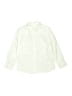 Zara Solid Ivory Long Sleeve Button-Down Shirt Size 6 - photo 1