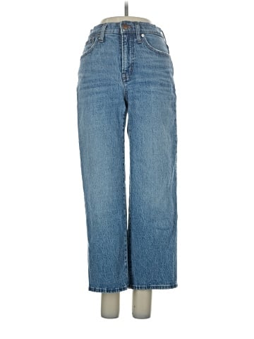Madewell The Petite Perfect Vintage Wide-Leg Crop Jean in Cresslow Wash (view 1)