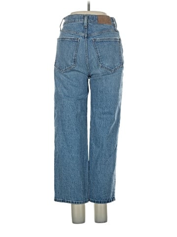 Madewell The Petite Perfect Vintage Wide-Leg Crop Jean in Cresslow Wash (view 2)