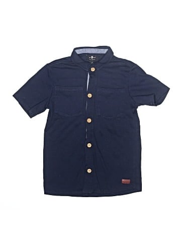 7 For All Mankind Short Sleeve Button-Down Shirt (view 1)