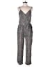 Elevenses 100% Polyester Paisley Gray Jumpsuit Size M - photo 1