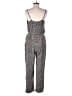 Elevenses 100% Polyester Paisley Gray Jumpsuit Size M - photo 2