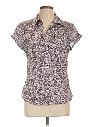 Liz & Co. Short Sleeve Blouse (view 1)