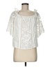 Alexis 100% Polyester Ivory 3/4 Sleeve Blouse Size M - photo 1