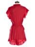 Sugar Lips 100% Polyester Solid Red Romper Size S - photo 2