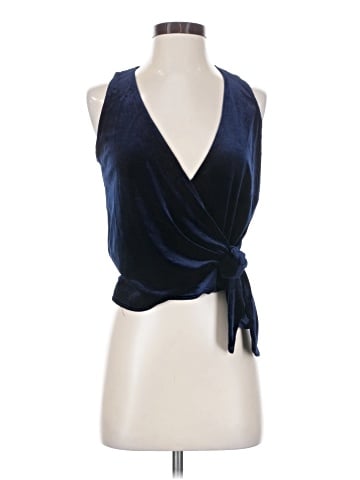 Aqua Sleeveless Blouse (view 1)
