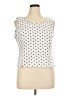 Perceptions 100% Polyester Ivory Sleeveless Blouse Size 16 - photo 1