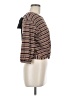 Haute Monde Brown 3/4 Sleeve Top Size M - photo 4