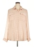Old Navy Stripes Tan Long Sleeve Blouse Size XXL - photo 1